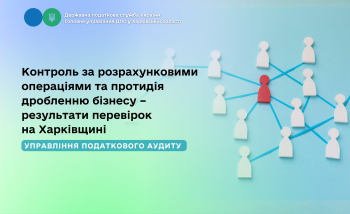 Контроль за розрахунковими операціями та протидія дробленню бізнесу – результати перевірок на Харківщині