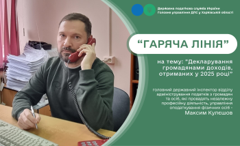«Гаряча лінія» з питань декларування минулорічних доходів
