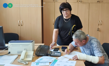 Зустріч з платниками у Нововодолазькому секторі обслуговування платників щодо принципів безбар’єрності та інклюзії 